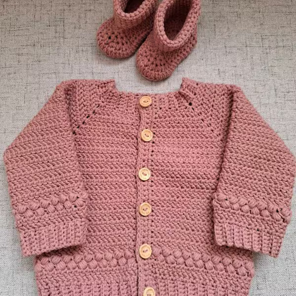 Ayla Cardigan Crochet Pattern Sizes Preemie to 10 years Digtal Download PDF