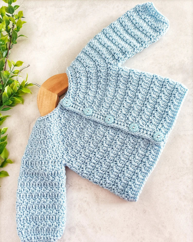 Harmony Cardigan Crochet Pattern Sizes Preemie to 10 Years DIGITAL DOWNLOAD PDF