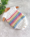 Granny Splash Romper Crochet Pattern in sizes Preemie to 2 Years PDF Digital Download