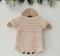 Juniper Romper Crochet Pattern Sizes Preemie to 2 Years Digital Download PDF