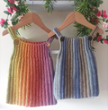 Little Rib Pinafore Dress Crochet Pattern Sizes Preemie to 10 Years PDF Digital Download